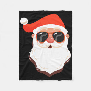 Cobertor De Velo Rosto de Papai Noel Óculos de sol Com Chapéu Barba