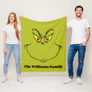Cobertor De Velo Rosto Personalizado de Como o Grinch Roubou o Nata