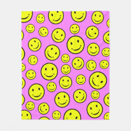 Cobertor De Velo Rostos sorridentes