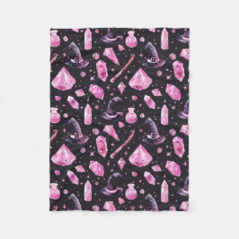 Cobertor De Velo Rosy Witch Fleece Blanket