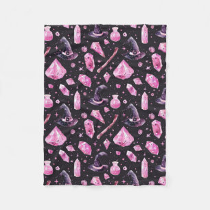 Cobertor De Velo Rosy Witch Fleece Blanket