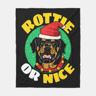 Cobertor De Velo Rottie ou Nice Rottweiler Natal