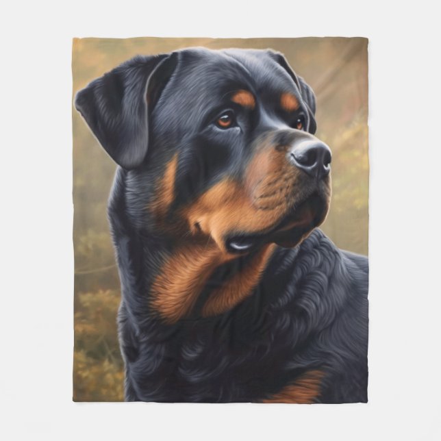 Cobertor De Velo Rottweiler (Frente)