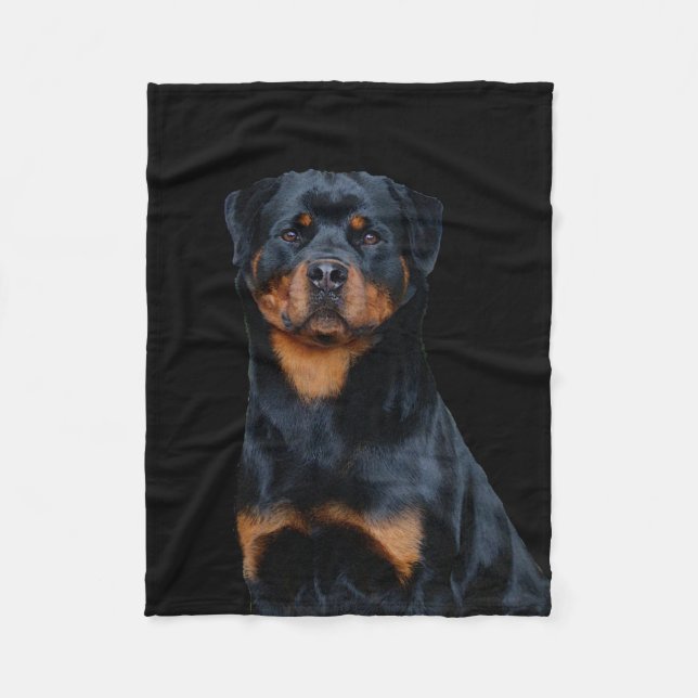 Cobertor De Velo Rottweiler  (Frente)