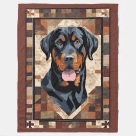 Cobertor De Velo Rottweiler Blanket