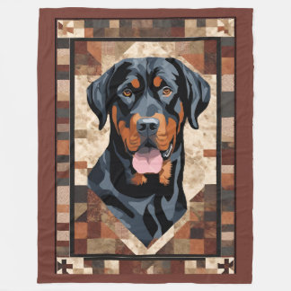 Cobertor De Velo Rottweiler Blanket