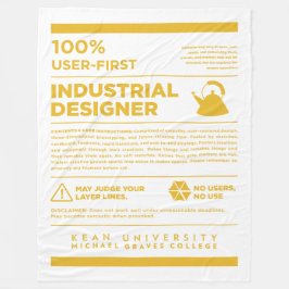 Cobertor De Velo Rótulo de Cuidado de Design Industrial Kean MGC