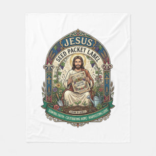 Cobertor De Velo Rótulo de Pacote de Sementes Jesus Pacote de Semen
