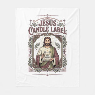 Cobertor De Velo Rótulo de Vela Jesus Vela Jesus Fé Cristã Vi