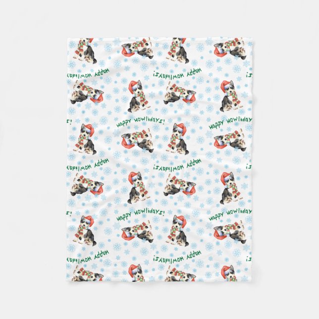 Cobertor De Velo Rouco feliz de Howlidays (Frente)