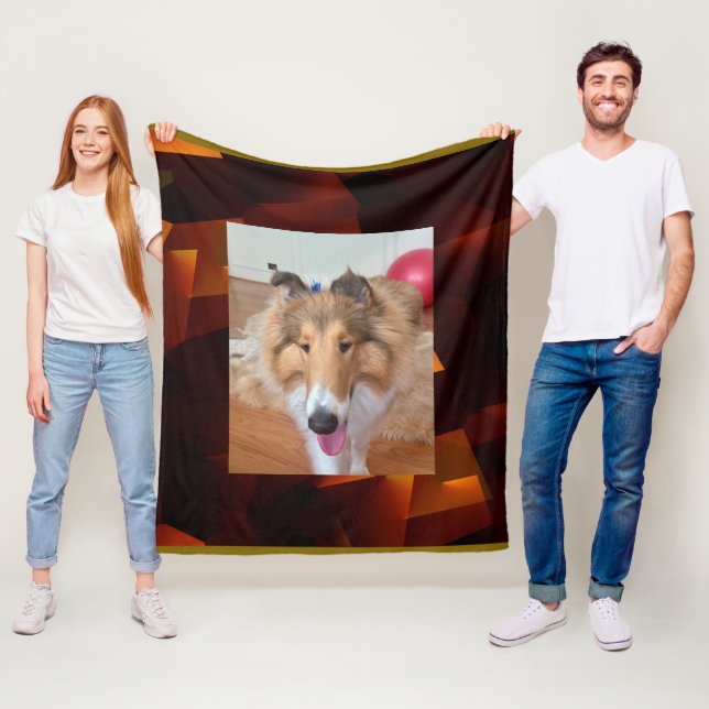 Cobertor De Velo Rough Collie Dog (In Situ)