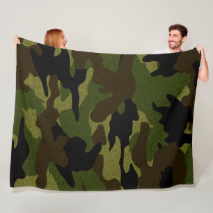 Cobertor De Velo Rough Green Camo - Bloqueios de Livelo Personaliza