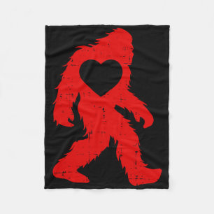 Cobertor De Velo Roupa de amor calor retro Bigfoot Sasquatch homens