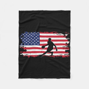 Cobertor De Velo Roupa de Bysketbyll - Bandeira Americana