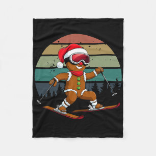 Cobertor De Velo Roupa de Esqui Homem de Gengibre Retro Sol Chapéu