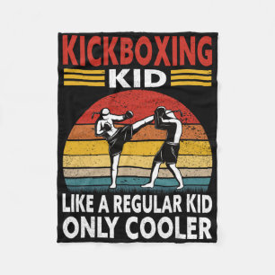 Cobertor De Velo Roupa de Kickboxer Infantil Engraçada - Kickboxing