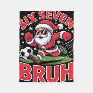 Cobertor De Velo Roupa de Natal engraçada 67 Meme Bruh Futebol Papa