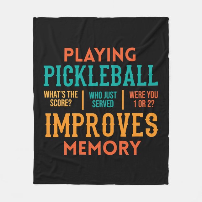 Cobertor De Velo Roupa de Pickleball (Frente)