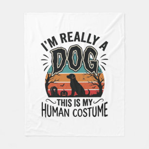 Cobertor De Velo Roupa Humana de Cachorro Engraçada Fantasia de Hal