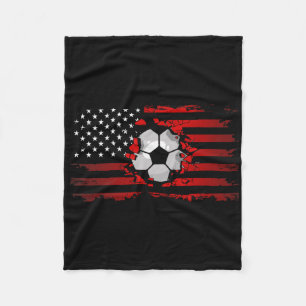 Cobertor De Velo Roupas de Futebol com Bandeira Americana - Futebol