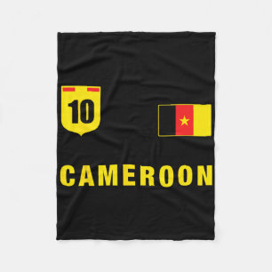 Cobertor De Velo Roupas dos Camarões Verde Camisetas dos Camarões D