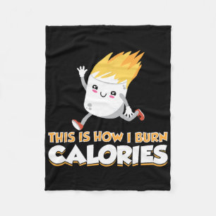 Cobertor De Velo Roupas Fofas de S'mores de Marshmallow Como Eu Que