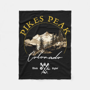 Cobertor De Velo Roupas Retro Vintage Pikes Peak - Lembrança Pikes