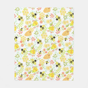 Cobertor De Velo Roxo de Abelha