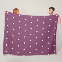 Roxo de Outono Branco Pontos Geométricos