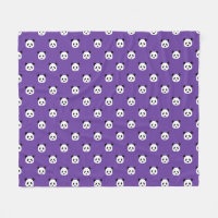 Roxo Real - Padrão de Panda Minimalista