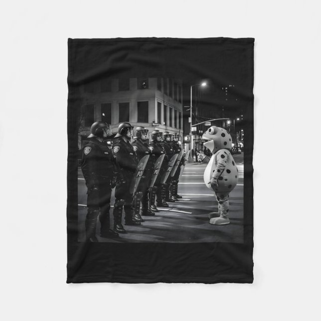 Cobertor De Velo Rtland Frog Protest Meme Frog Viral For Men Women  (Frente)