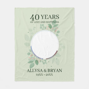 Cobertor De Velo Rua das Folhas e Berries Fleece Blanket