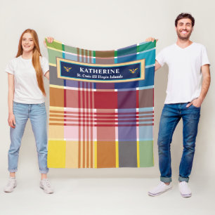 Cobertor De Velo Rua de Sinalizador das Ilhas Virgens Americanas. C