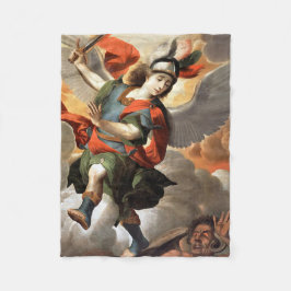 Cobertor De Velo Rua Michael o Archangel Fleece Blanket