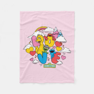 Cobertor De Velo Rua Sésamo   Amor