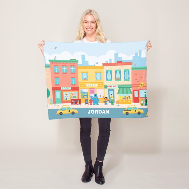 Cobertor De Velo Rua Sésamo | Cena de Sésamo Street (In Situ)