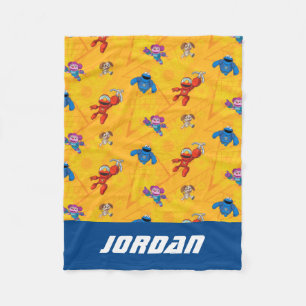 Cobertor De Velo Rua Sésamo Construção Mecha Adicionar nome