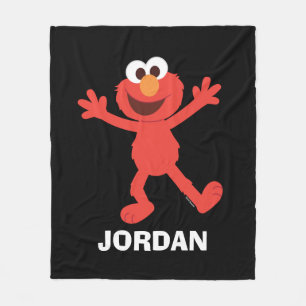 Cobertor De Velo Rua Sésamo   Elmo Personalizado