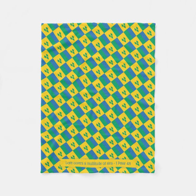 Cobertor De Velo RUA VINCENT Christian Scripting COBRIR AMANTES (Frente)