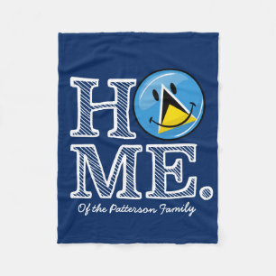 Cobertor De Velo Ruas felizes, Lucian Flag House Warmer