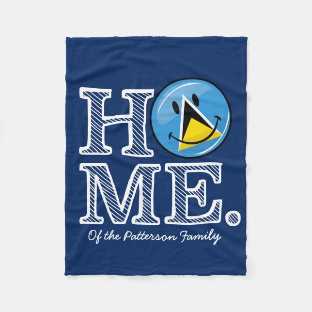 Cobertor De Velo Ruas felizes, Lucian Flag House Warmer (Frente)