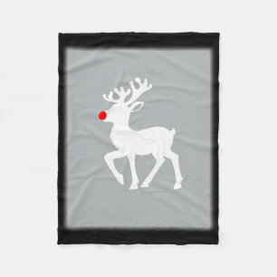 Cobertor De Velo Rudolph A Rena Nose Vermelha