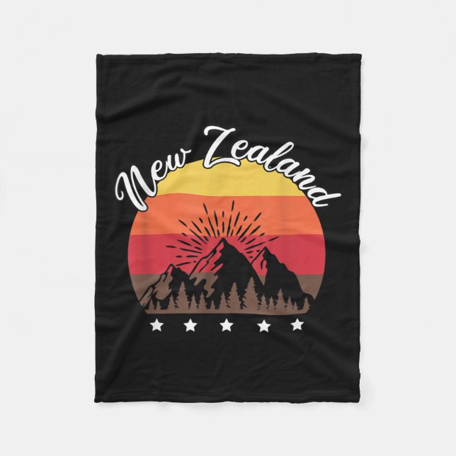 Cobertor De Velo Rugby Lover Kiwi Gift New Zealand  (Frente)