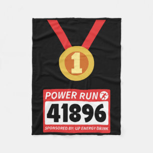 Cobertor De Velo Runner Half Marathon Halloween Figurume 1