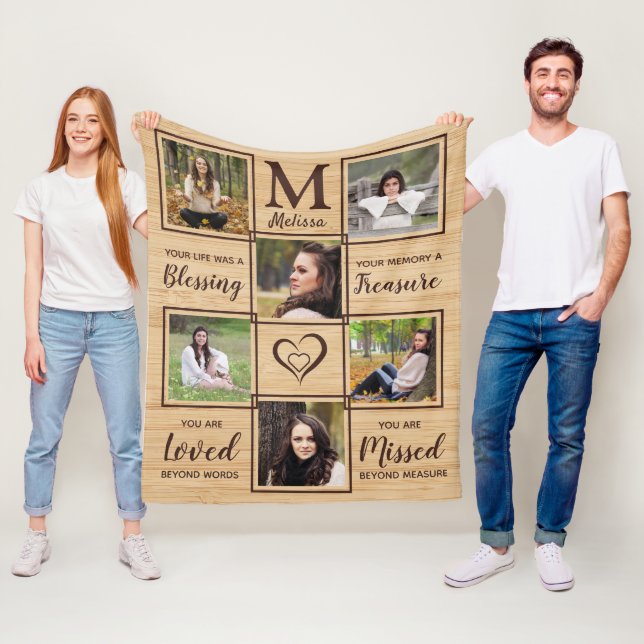 Cobertor De Velo  Rustic In Loving Memory Memorial Keepape Foto (In Situ)