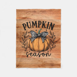Cobertor De Velo Rustic Pumpkin Season Fall Cozy