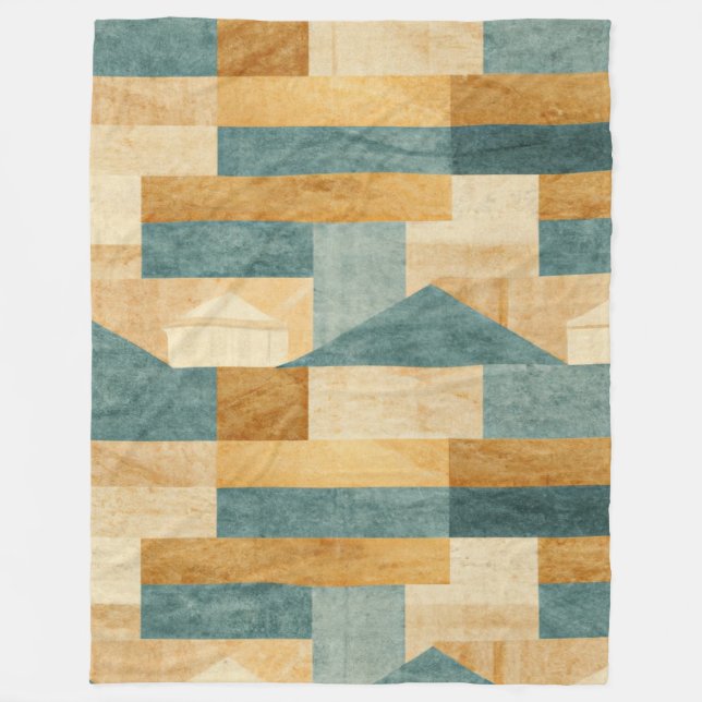 Cobertor De Velo Rústico/Cabana/Lodge/Montanha  (Frente)