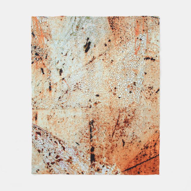 Cobertor De Velo Rusty metal surfaceabstract, aging, home decor, bu (Frente)