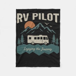Cobertor De Velo Rv Piloto Camping Retro Motorhome Viagem Férias C