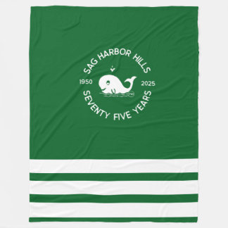 COBERTOR DE VELO SAG HARBOR COLINAS 75TH FLEECE BLANKET